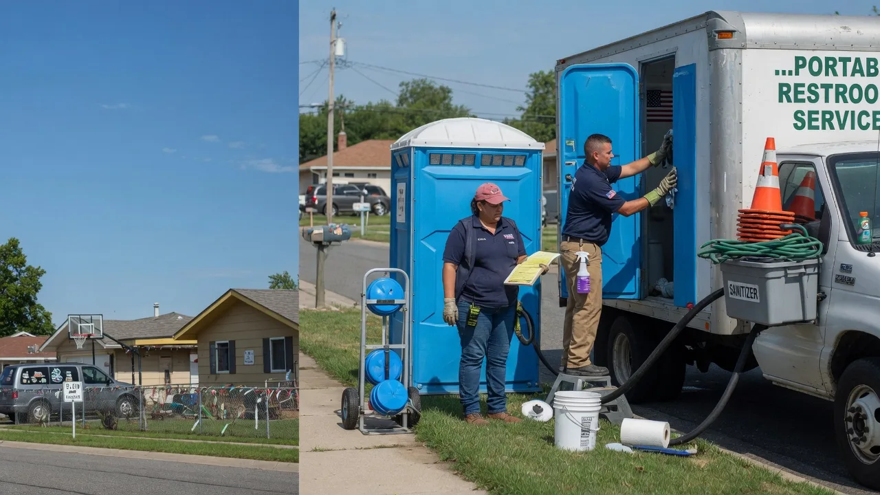 Portable Toilet Rental in Johnston City, IL near me